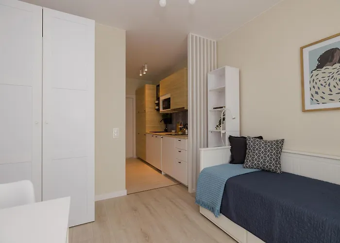 Superapart Naukowa 55 - Nowoczesne Mikrostudio Apartman *